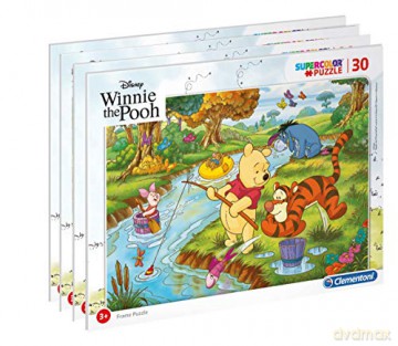 CLEMENTONI 30 el. ramkowe Kubuś Puchatek 22704 [PUZZLE]