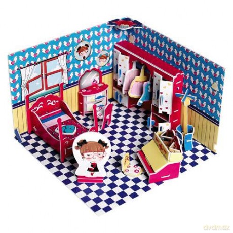 Cubic fun Wieża Eiffela złota ekspozycja 900-032 VIKING [PUZZLE]