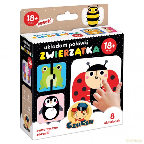 CzuCzu Układam połówki Zwierzęta [PUZZLE]