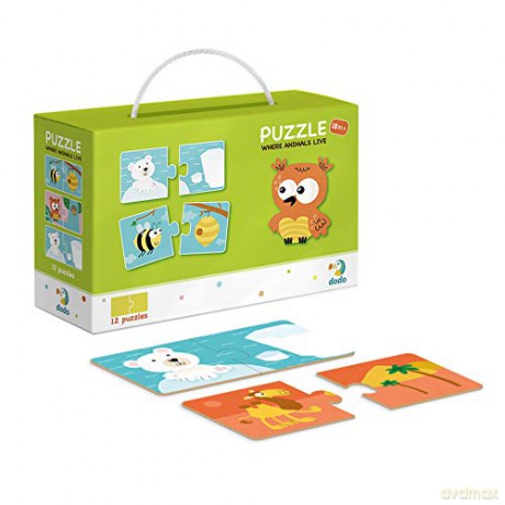 Gdzie żyją zwierzęta 300117 [PUZZLE]