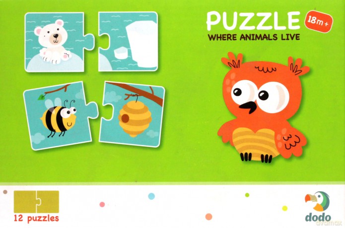 Gdzie żyją zwierzęta 300117 [PUZZLE]
