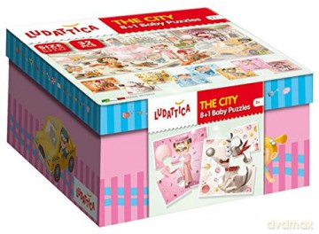 Ludattica Baby 8+1 The City 58174 [PUZZLE]