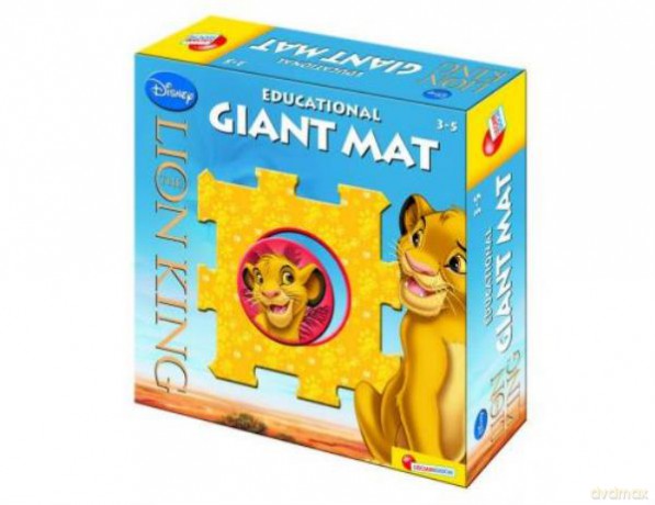 Mata edukacyjna gigant Król Lew. [PUZZLE]