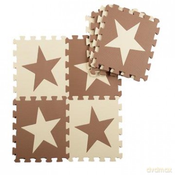 Mata podłogowa piankowa 9 el. Gwiazdki 112947 [PUZZLE]