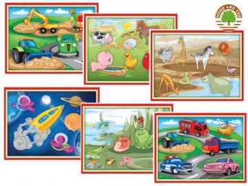 Puzzle drewniane 6wz [PUZZLE]