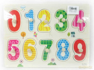 Puzzle drewniane Cyferki BPUZ2672 [PUZZLE]