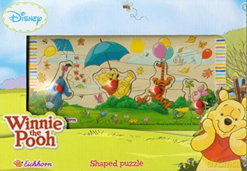 Puzzle drewniane kształty 24x12cm Kubuś Puchatek Eichhorn [PUZZLE]
