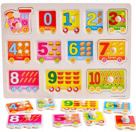 Puzzle drewniane Pociąg BPUZ0025 [PUZZLE]