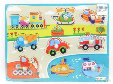 Puzzle drewniane Pojazdy BPUZ1422 [PUZZLE]