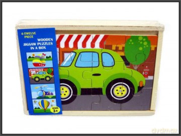 Puzzle drewno farma HIPO [PUZZLE]