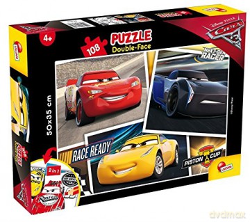 Puzzle dwustronne 108 el. Cars 3 60740 [PUZZLE]