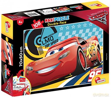 Puzzle dwustronne 108 el. Maxi Cars 3 On Fire! 60597 [PUZZLE]