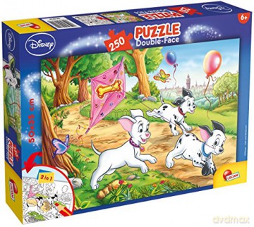 Puzzle dwustronne 250 el. 101 Dalmatyńczyków 48120 [PUZZLE]