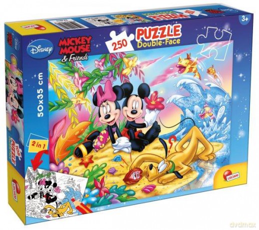 Puzzle dwustronne 250 el. Minnie Mouse on The Park 48076 [PUZZLE]