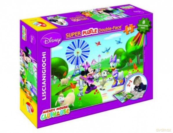 Puzzle dwustronne 35 el. Color Plus. [PUZZLE]