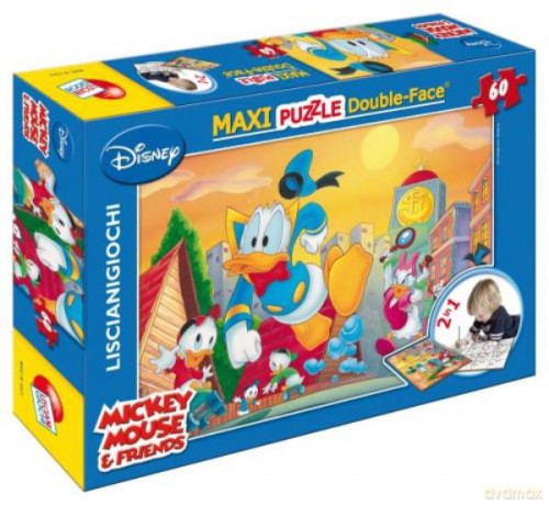 Puzzle dwustronne 60 el. Maxi. [PUZZLE]