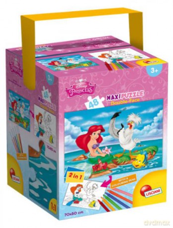 Puzzle dwustronne Color MAXI 48 el. Syrenka. [PUZZLE]
