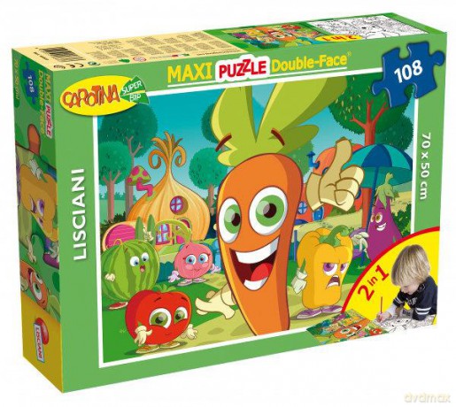 Puzzle dwustronne Maxi 108 el. Carotina 46683 [PUZZLE]