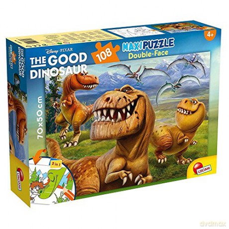 Puzzle dwustronne Maxi 108 el. Dobry Dinozaur [PUZZLE]