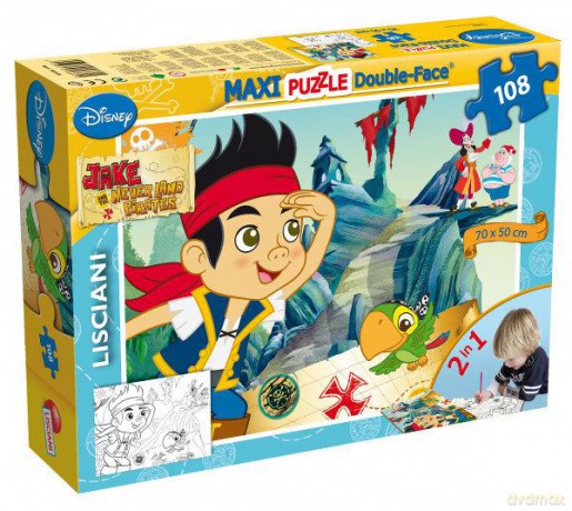 Puzzle dwustronne Maxi 108 el. Jake 46645 [PUZZLE]