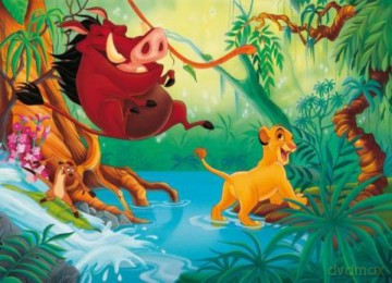 Puzzle dwustronne MAXI 108 el. Król Lew 31801 [PUZZLE]