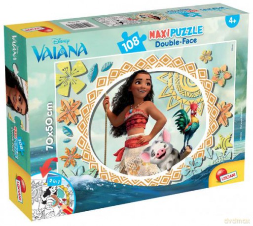 Puzzle dwustronne Maxi 108 el. Vaiana 57139 [PUZZLE]