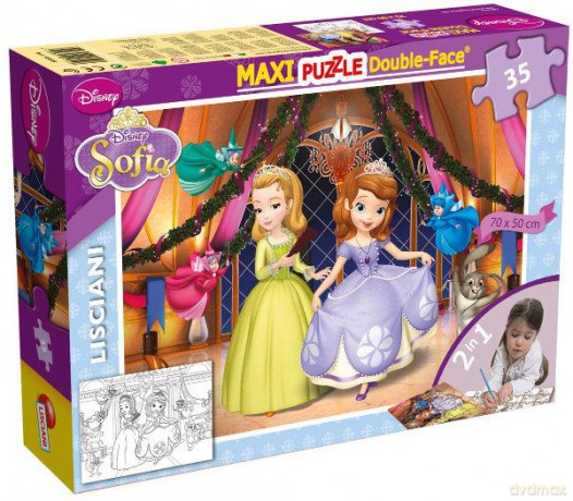Puzzle dwustronne Maxi 35 el. Sofia 46928 [PUZZLE]