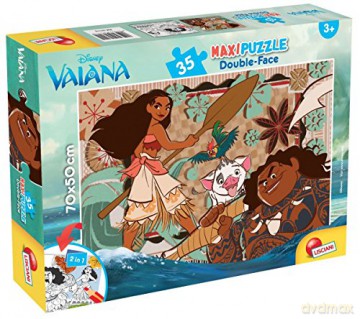 Puzzle dwustronne Maxi 35 el. Vaiana 57115 [PUZZLE]