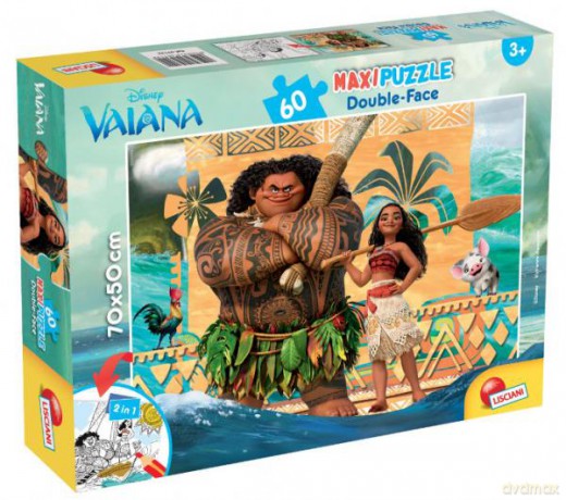 Puzzle dwustronne Maxi 60 el. Vaiana 57122 [PUZZLE]