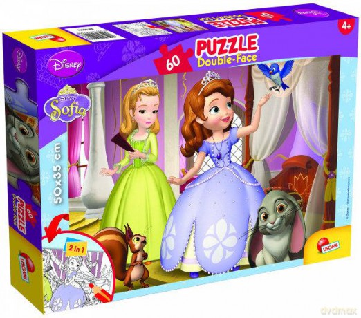 Puzzle dwustronne Plus 60 el. Sofia 52066 [PUZZLE]
