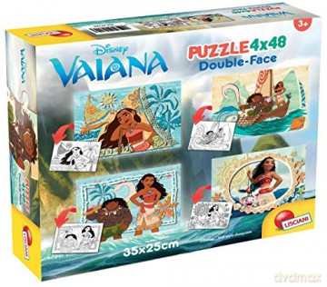 Puzzle dwustronne Super 4x48 Vaiana 57153 [PUZZLE]