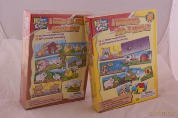 Puzzle edukacyjne drewniane Policz do 10 [PUZZLE]