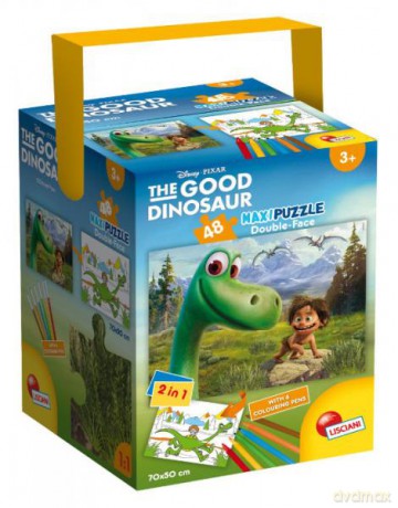 Puzzle w tubie maxi 48 el. Dobry Dinozaur [PUZZLE]