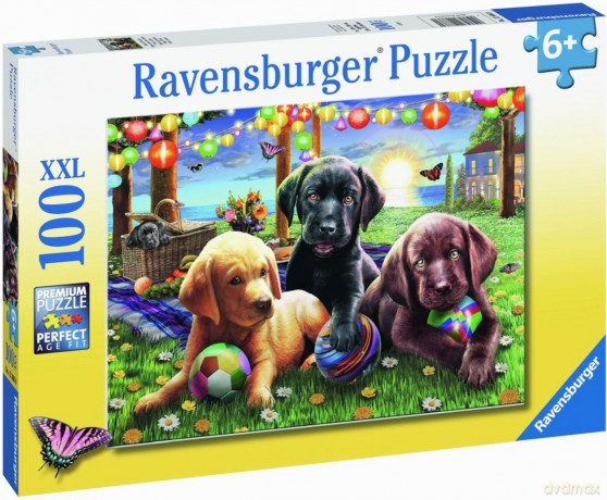 RAVENSBURGER 100 el. XXL Psy 128860 [PUZZLE]