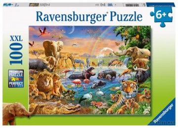 RAVENSBURGER 100 el. XXL Studnia w dżungli 129102 [PUZZLE]