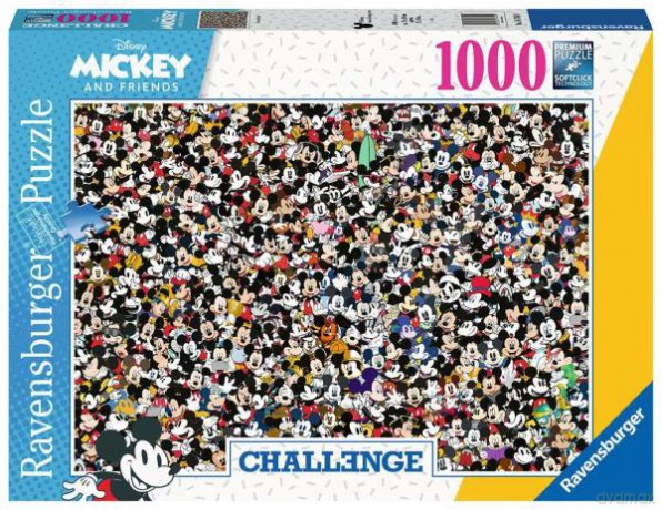 RAVENSBURGER 1000 el. Challenge Myszka Miki 167449 [PUZZLE]