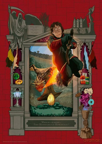 RAVENSBURGER 1000 el. Harry Potter 4 165186 [PUZZLE]