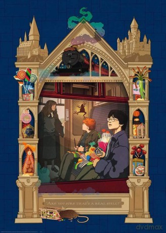 RAVENSBURGER 1000 el. Harry Potter Pociąg do Hogwartu 165155 [PUZZLE]