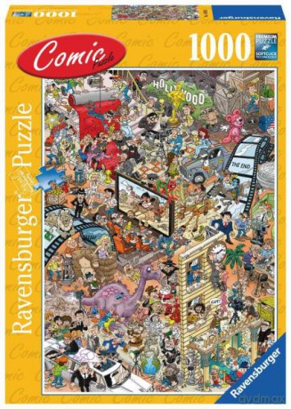 RAVENSBURGER 1000 el. Komiczne Hollywood 149858 [PUZZLE]