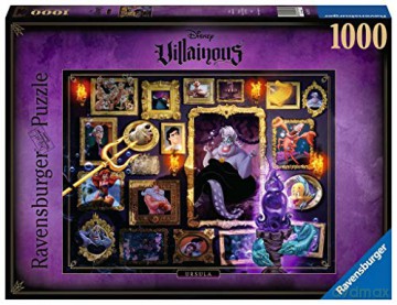 RAVENSBURGER 1000 el. Mała Syrenka Czarne charaktery Disneya 150274 [PUZZLE]