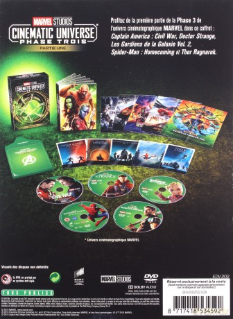 Marvel Studios Cinematic Universe: Phase 3.1 - 5 Films [5DVD]