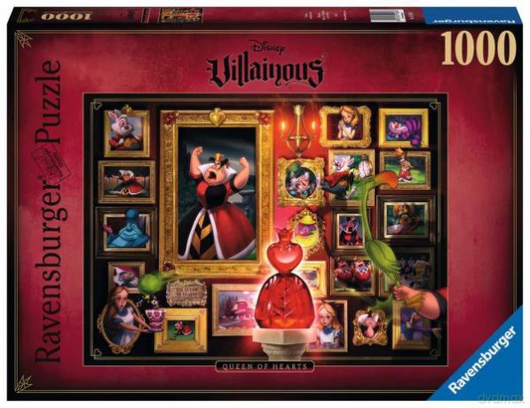 RAVENSBURGER 1000 el. Villainous Krółowa Kier 150267 [PUZZLE]