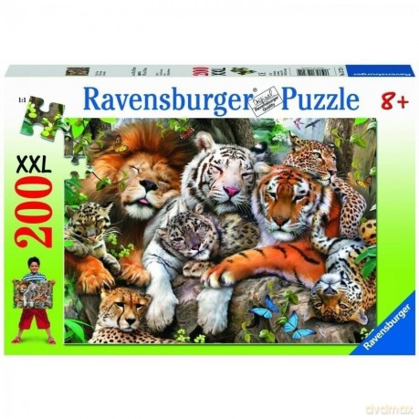 RAVENSBURGER 200 el. XXL Dzikie koty 127214 [PUZZLE]