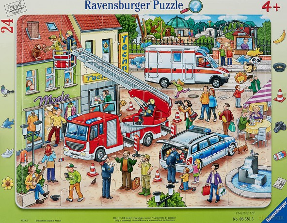 RAVENSBURGER 24 el. Na ratunek zwierzakom 065813 [PUZZLE]