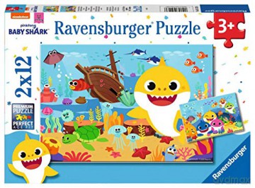 RAVENSBURGER 2x12 el. Baby Shark 051236 [PUZZLE]