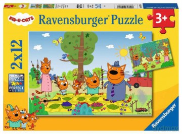 RAVENSBURGER 2x12 el. Kot-O-Ciaki 050796 [PUZZLE]
