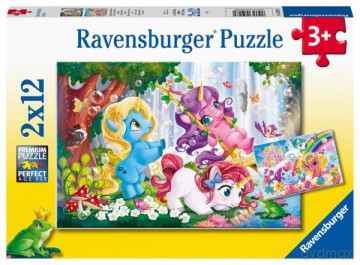 RAVENSBURGER 2x12 el. Magiczne Jednorożce 2 050284 [PUZZLE]