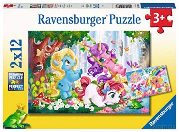 RAVENSBURGER 2x12 el. Magiczne Jednorożce 2 050284 [PUZZLE]