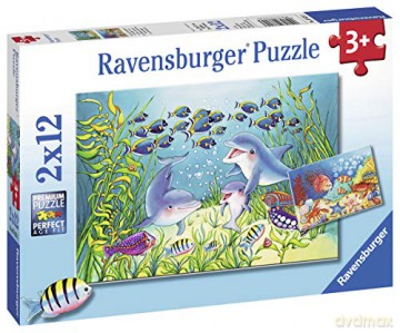 RAVENSBURGER 2x12 el. Na morskim dnie 076253 [PUZZLE]