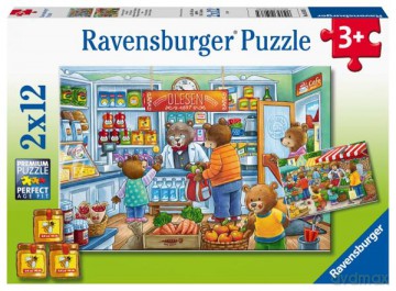 RAVENSBURGER 2x12 el. W supermarkecie 050765 [PUZZLE]